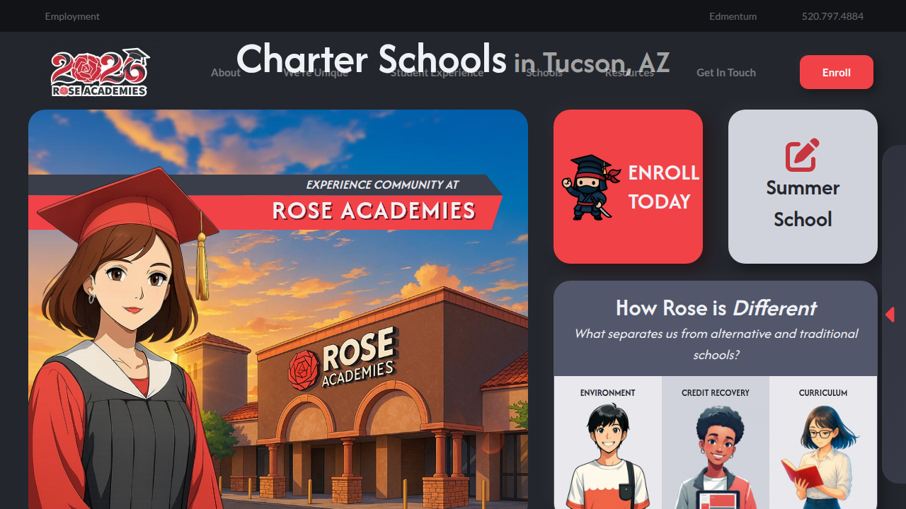The Go2Rose website focuses on supporting student well-being, offering insights into student stress and mental health challenges.