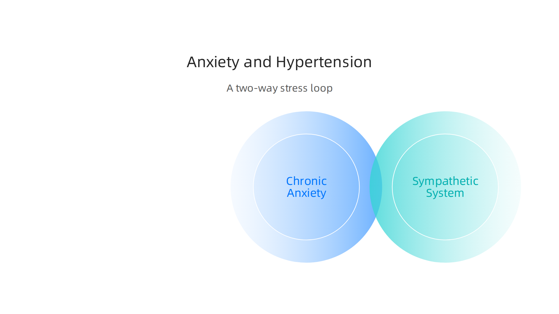 Understanding the two-way relationship where anxiety can worsen hypertension, and a hypertension diagnosis can trigger anxiety.