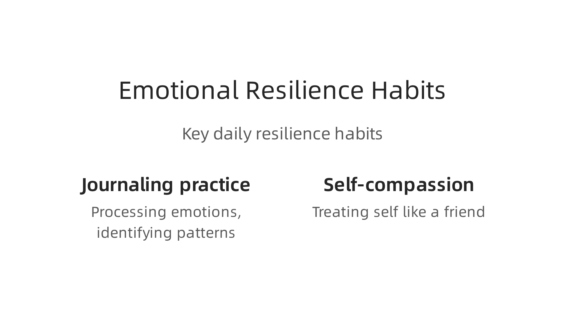 Key daily habits for building emotional resilience and reducing crying triggers.