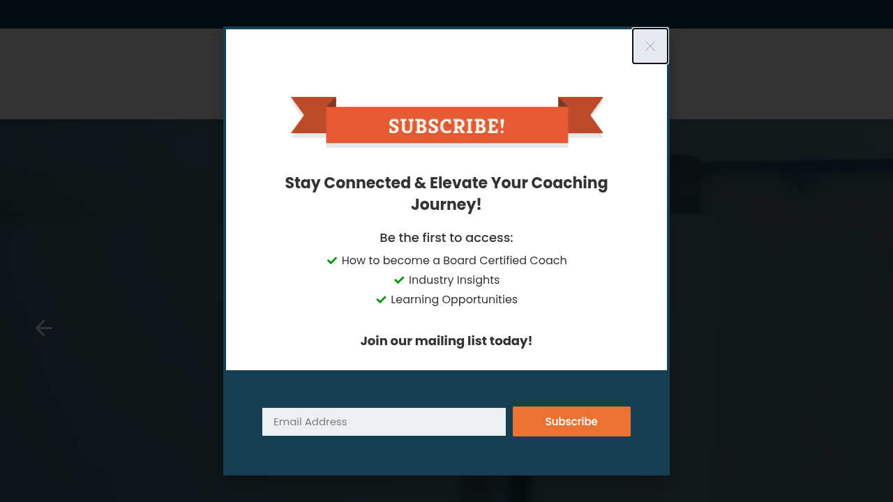 Screenshot of the National Board for Health & Wellness Coaching (NBHWC) homepage, a resource for professional training standards.
