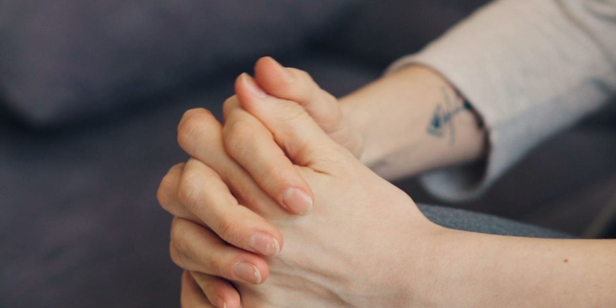 A person experiencing a sense of calm and security, reflecting the goal of gaining control over panic attacks.